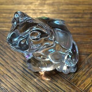 Czech Bohemia Crystal  frog